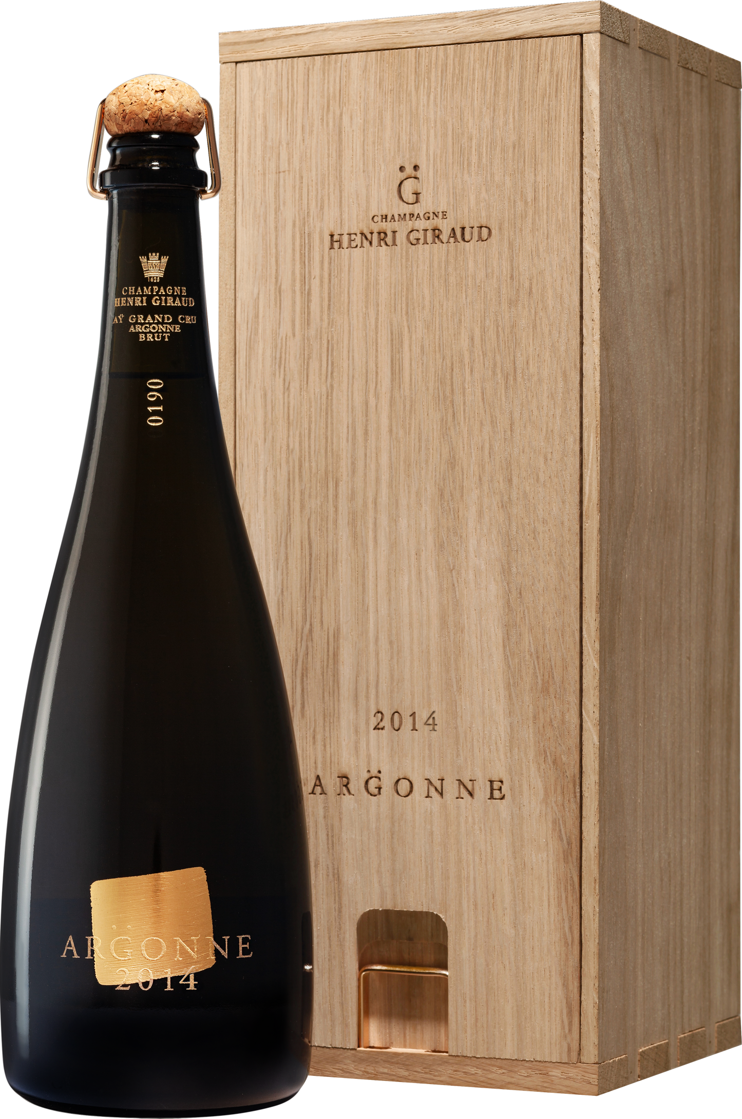 Henri Giraud Argonne 2014 Wooden Gift Box