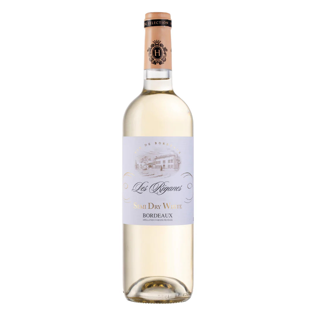 Chateau Les Riganes semi dry Bordeaux white 2023 (Mevushal)